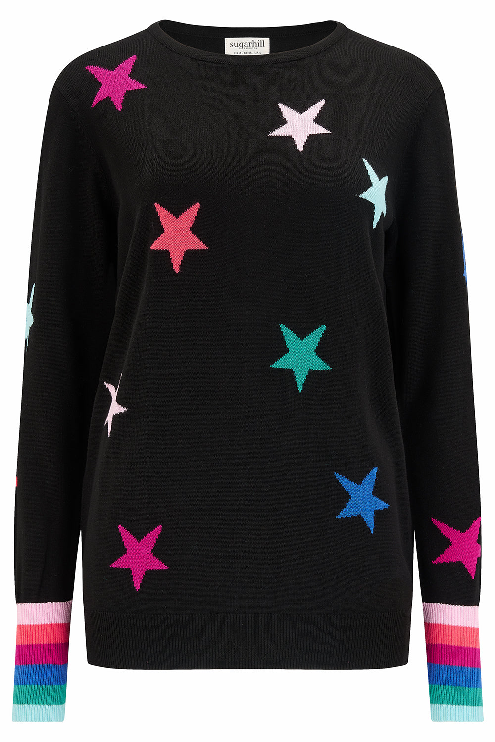 Rita Jumper - Black/Multi, Stars & Stripes