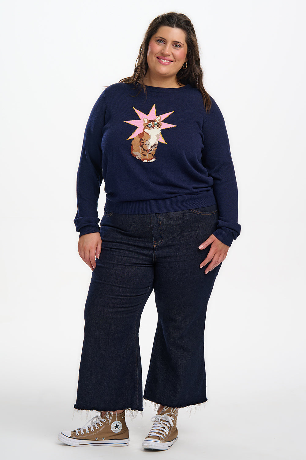 Rita Jumper - Navy, Star Cat