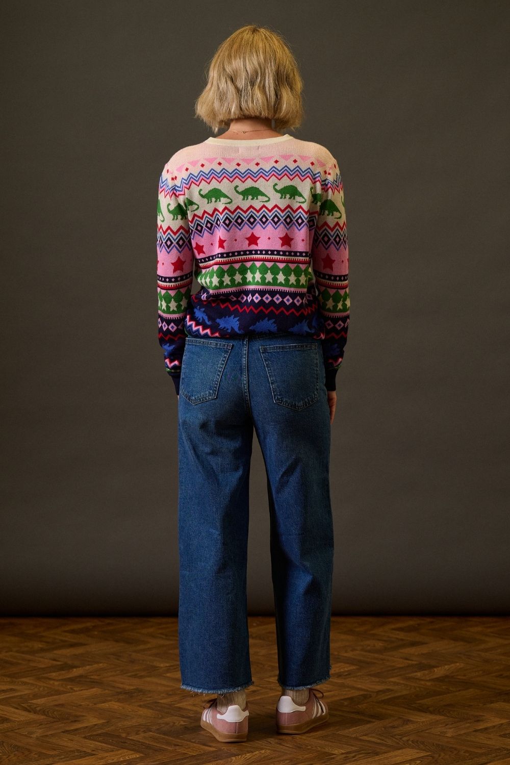 Rosie Jumper - Multi, Dinosaur Fairisle