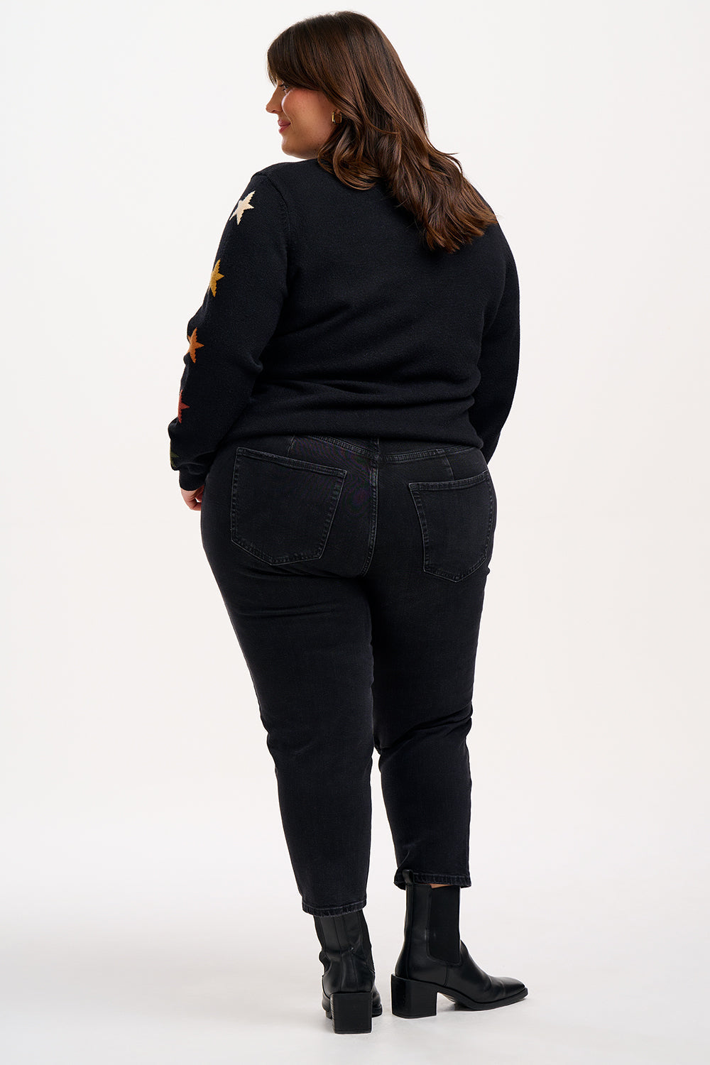 Stacey Jumper - Black, Fall Star Sleeve