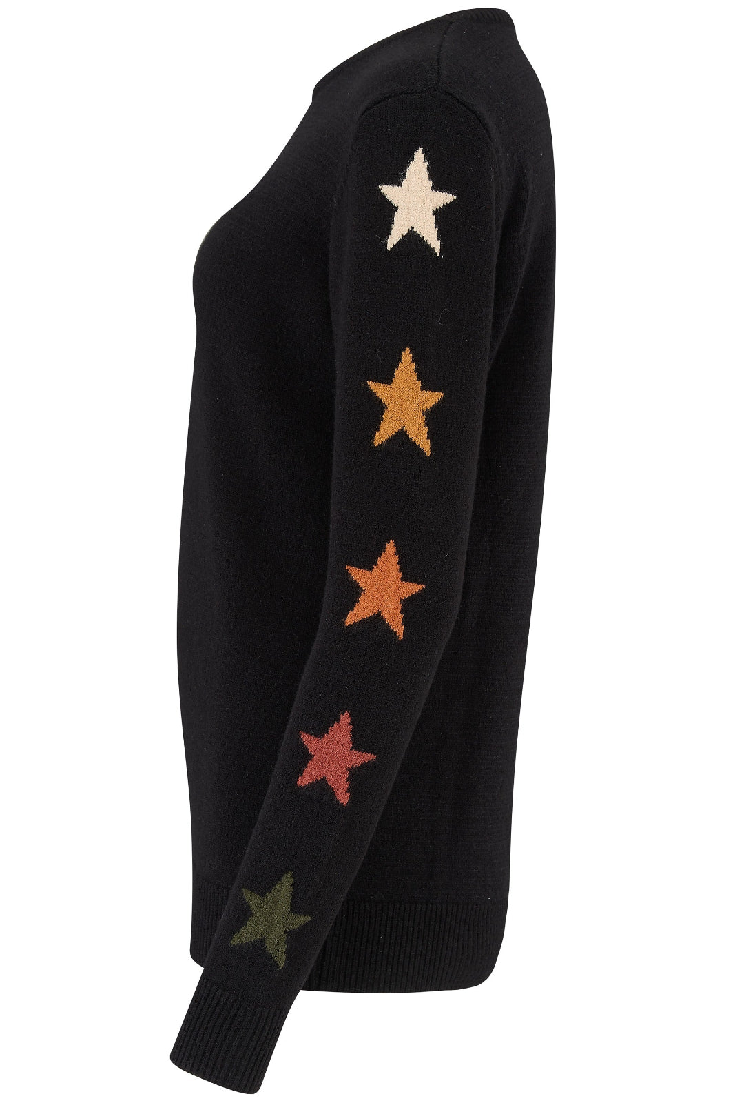 Stacey Jumper - Black, Fall Star Sleeve