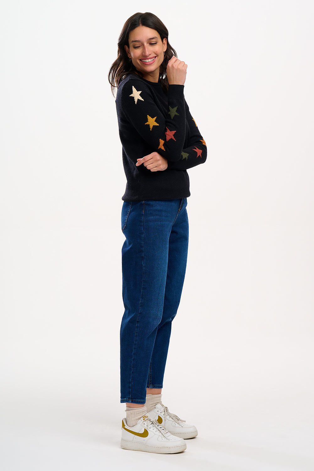 Stacey Jumper - Black, Fall Star Sleeve